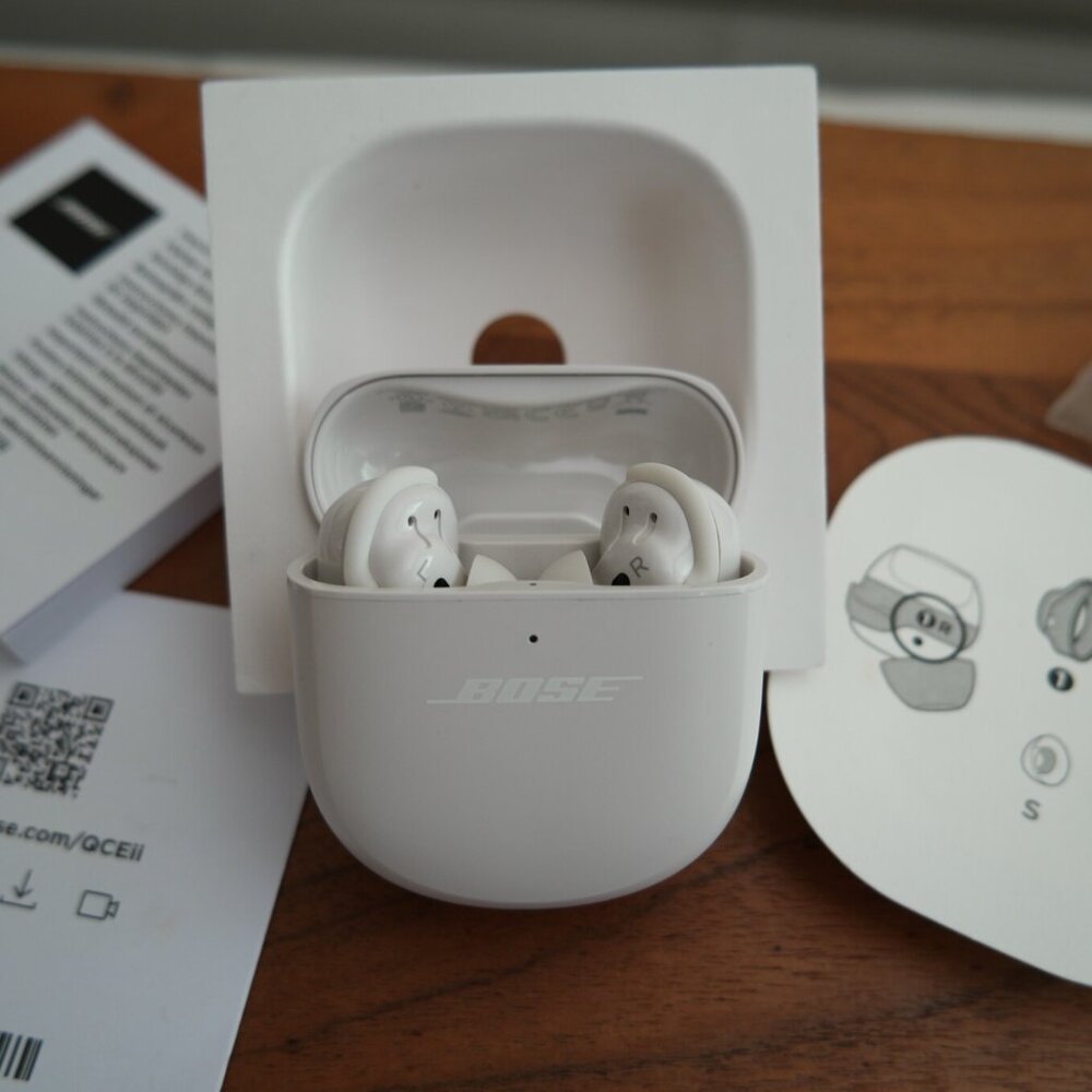 Bose QuietComfort 2 Earbuds in Soapstone